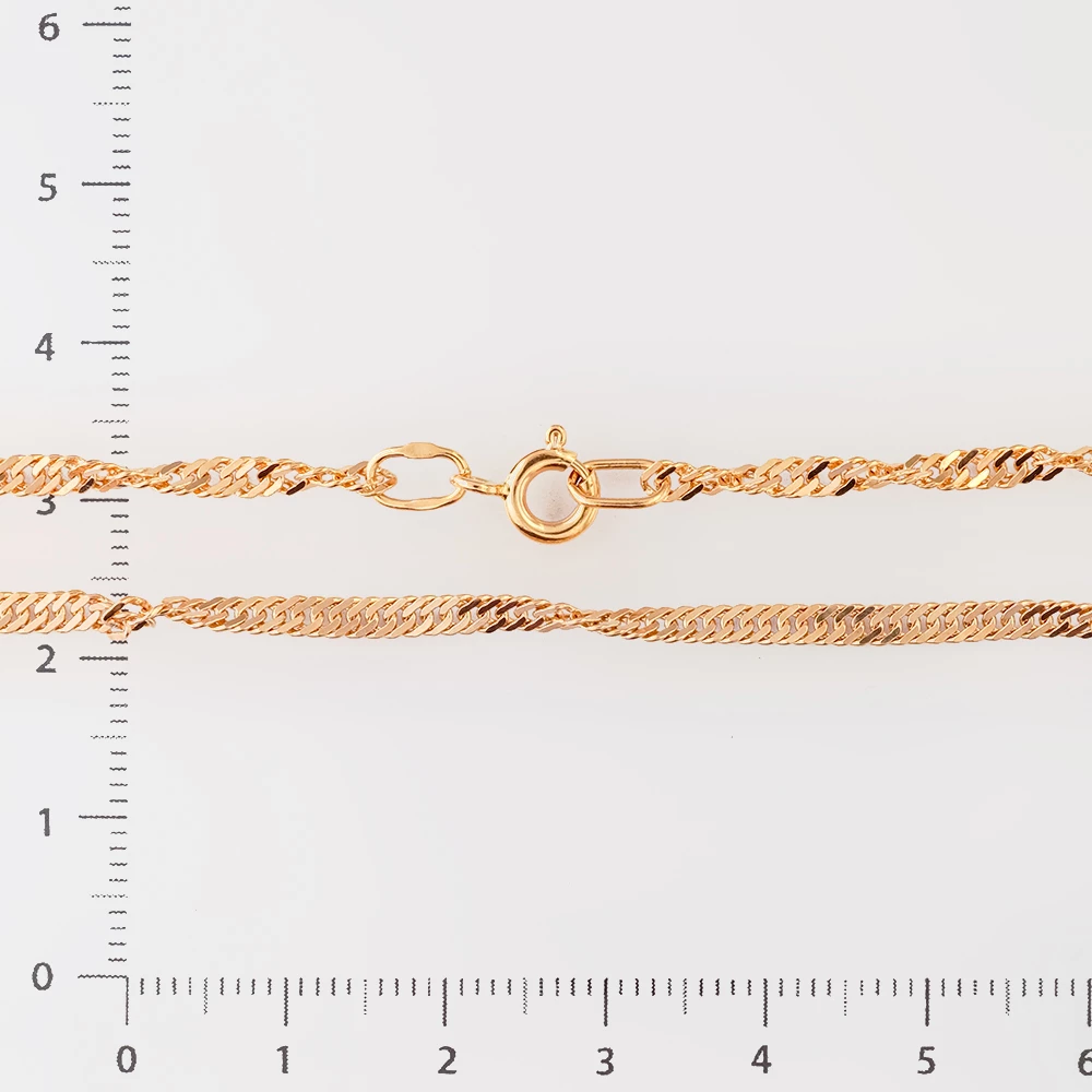 Цепь из красного золота 585 пробы