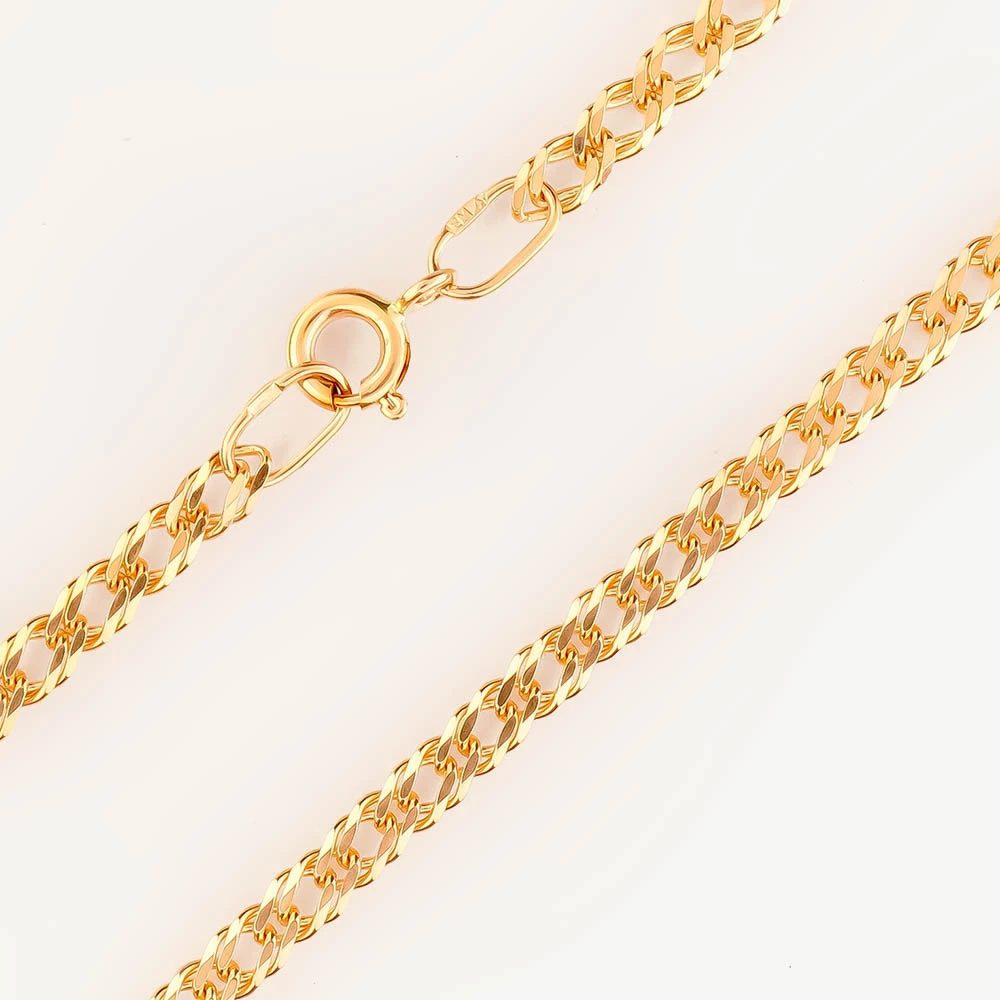 Цепь из красного золота 585 пробы