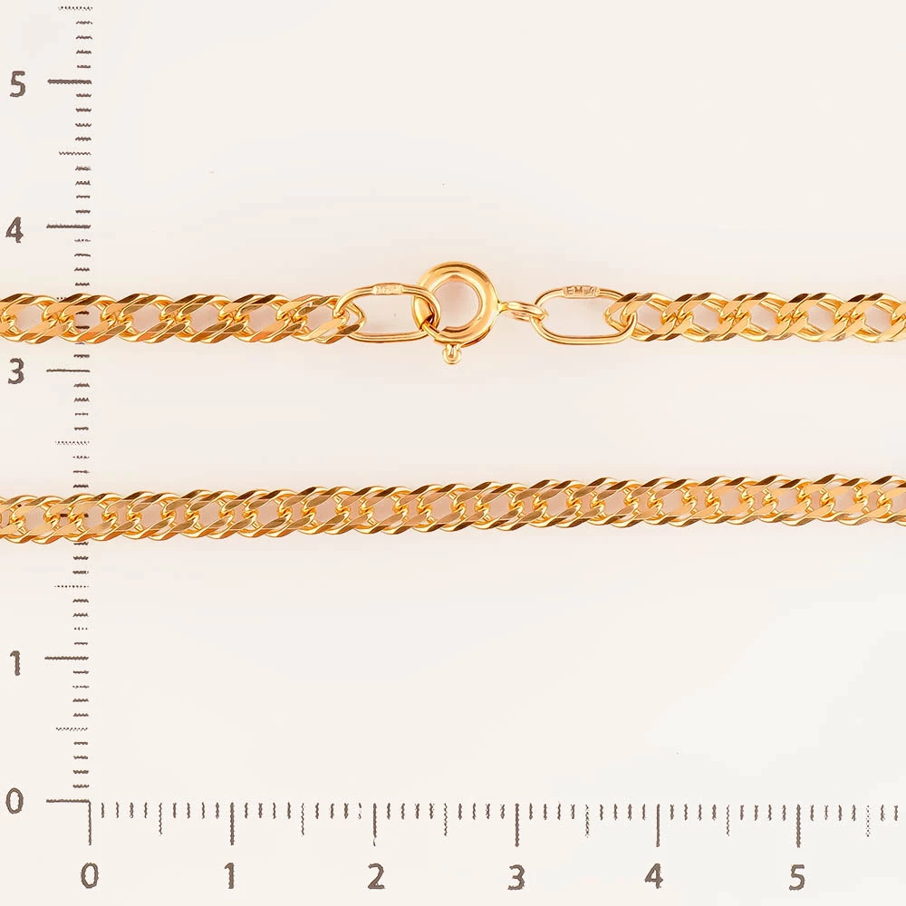 Цепь из красного золота 585 пробы