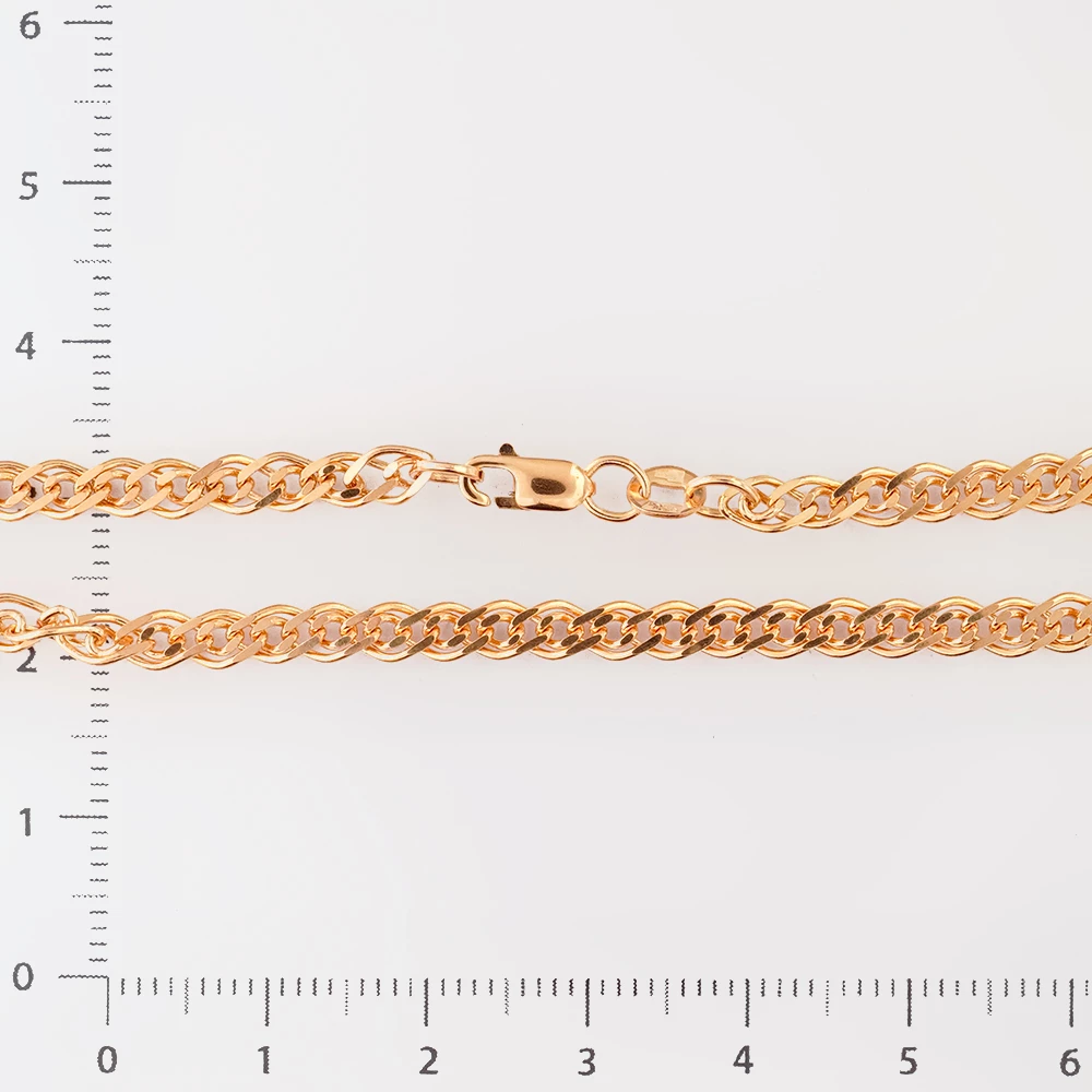 Цепь из красного золота 585 пробы