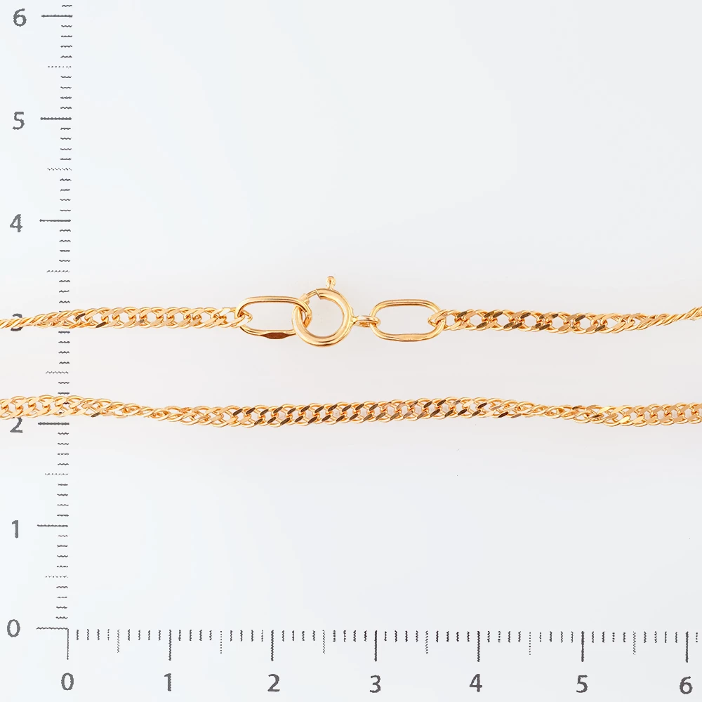 Цепь из красного золота 585 пробы