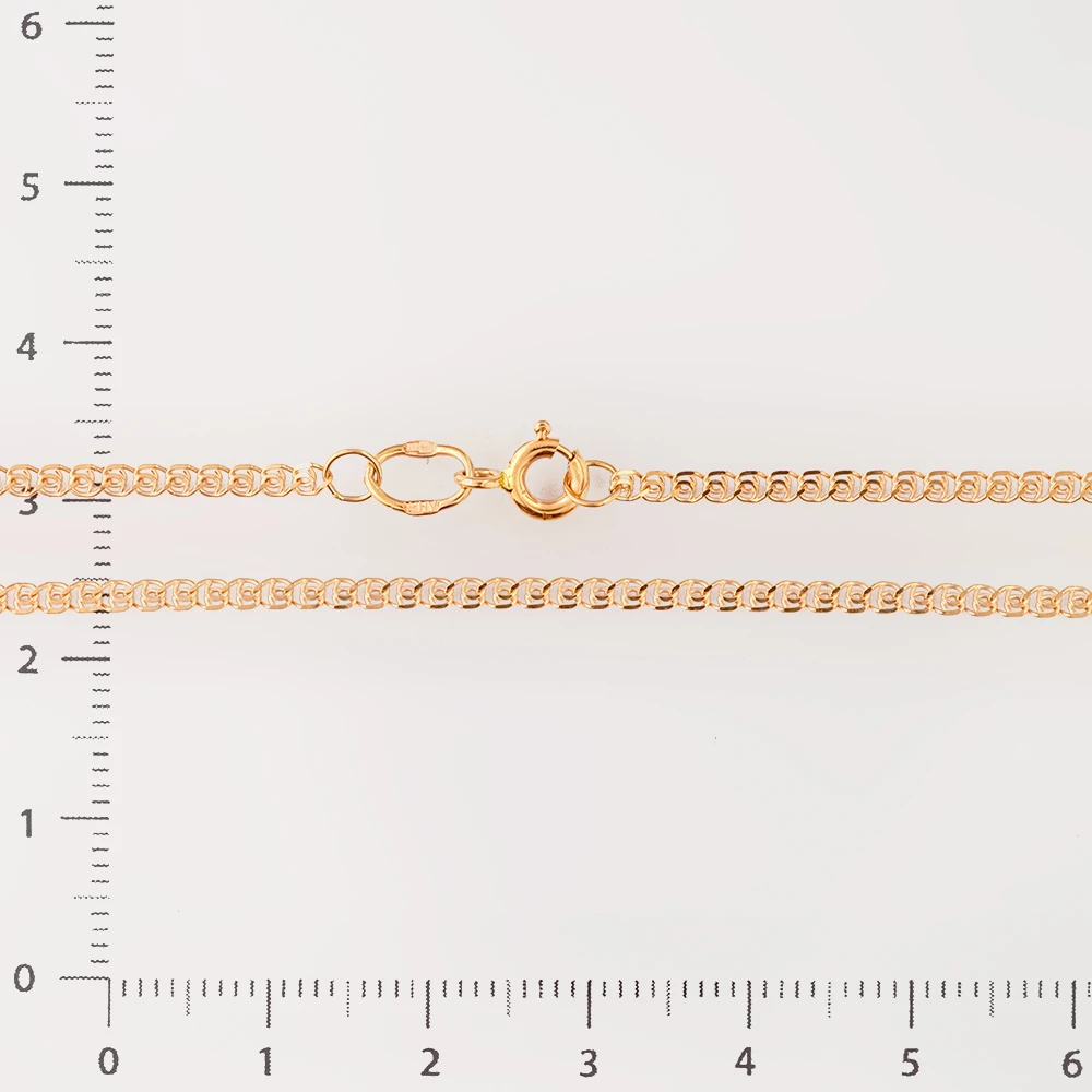 Цепь из красного золота 585 пробы