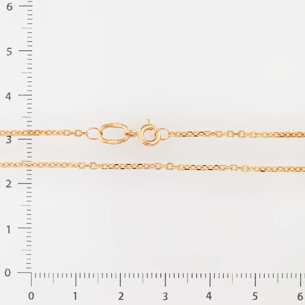 Цепь из красного золота 585 пробы
