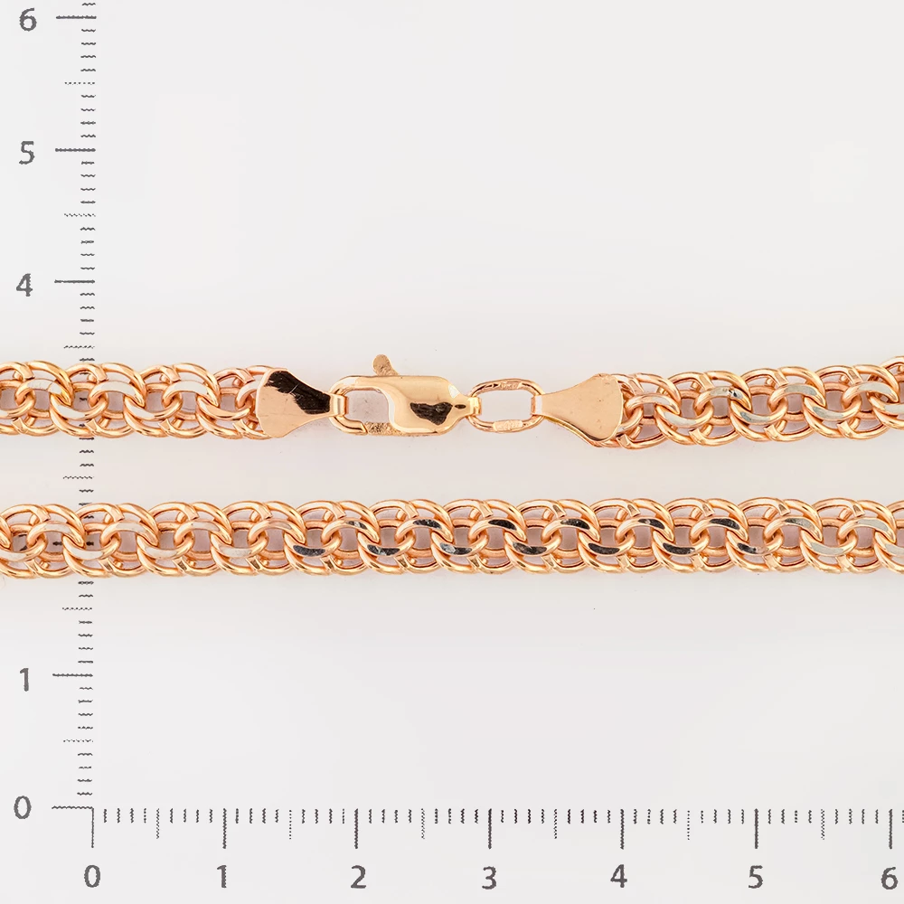 Цепь из красного золота 585 пробы