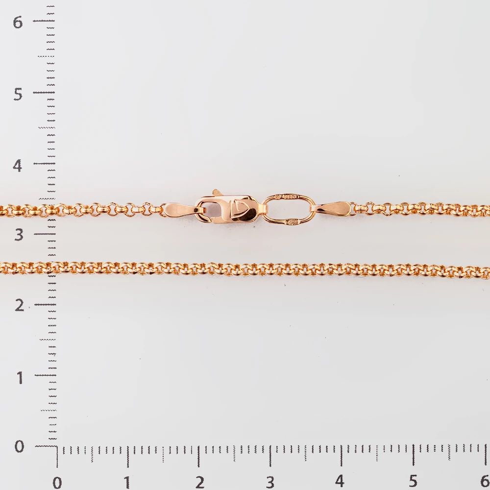 Цепь из красного золота 585 пробы