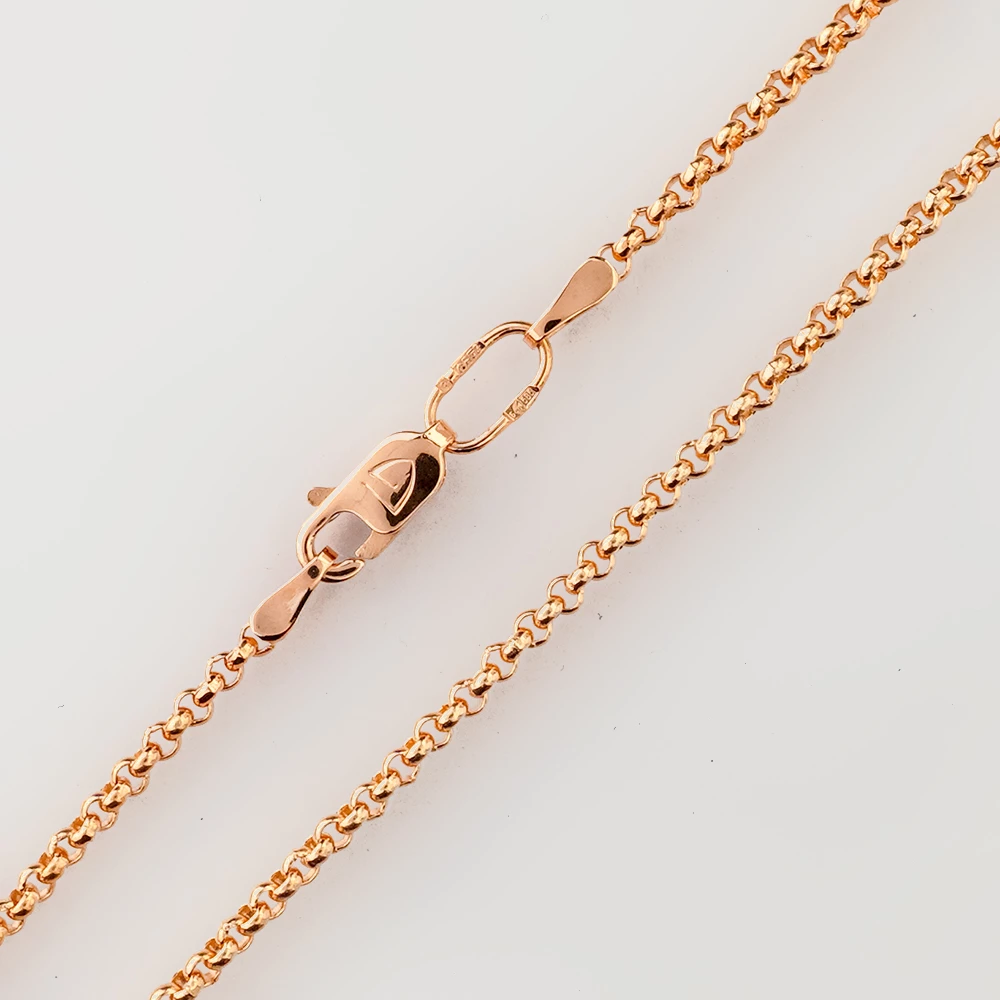 Цепь из красного золота 585 пробы