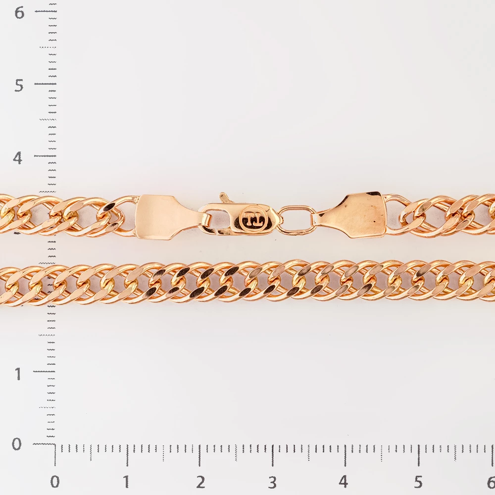 Цепь из красного золота 585 пробы