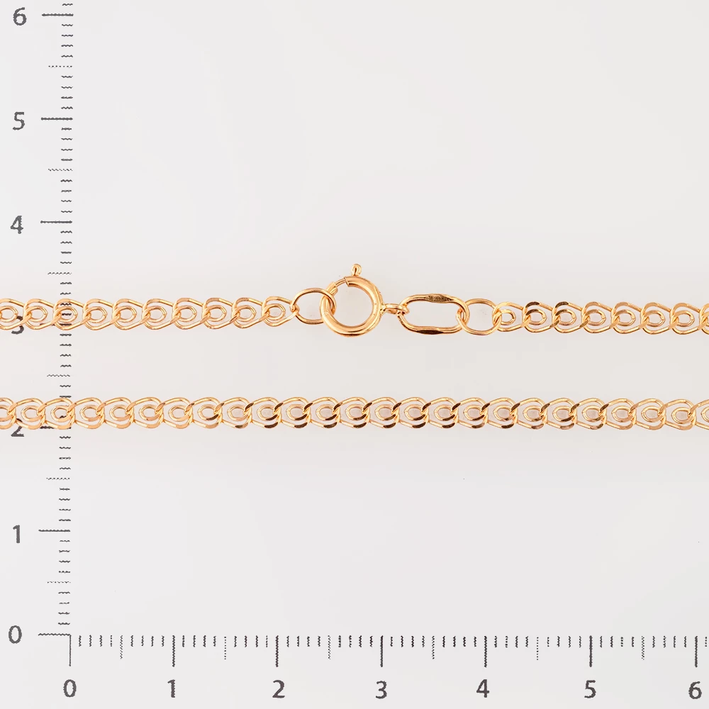 Цепь из красного золота 585 пробы