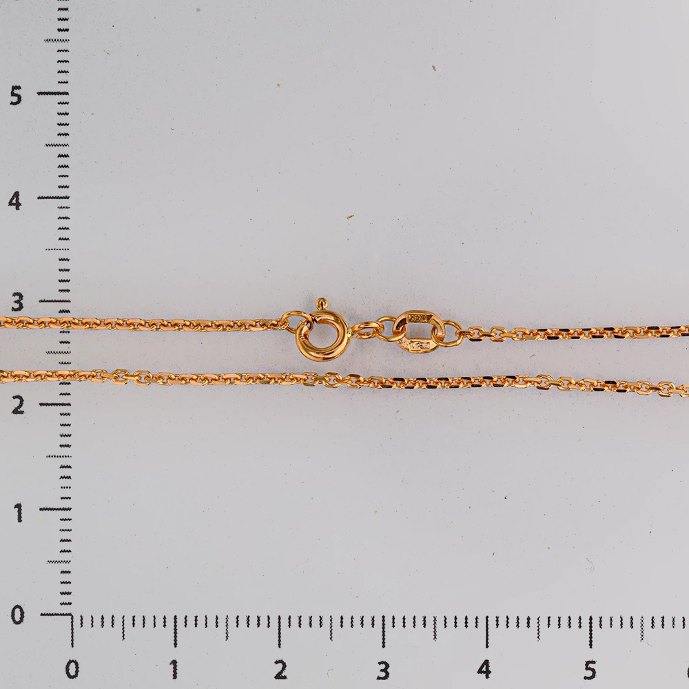 Цепь из красного золота 585 пробы