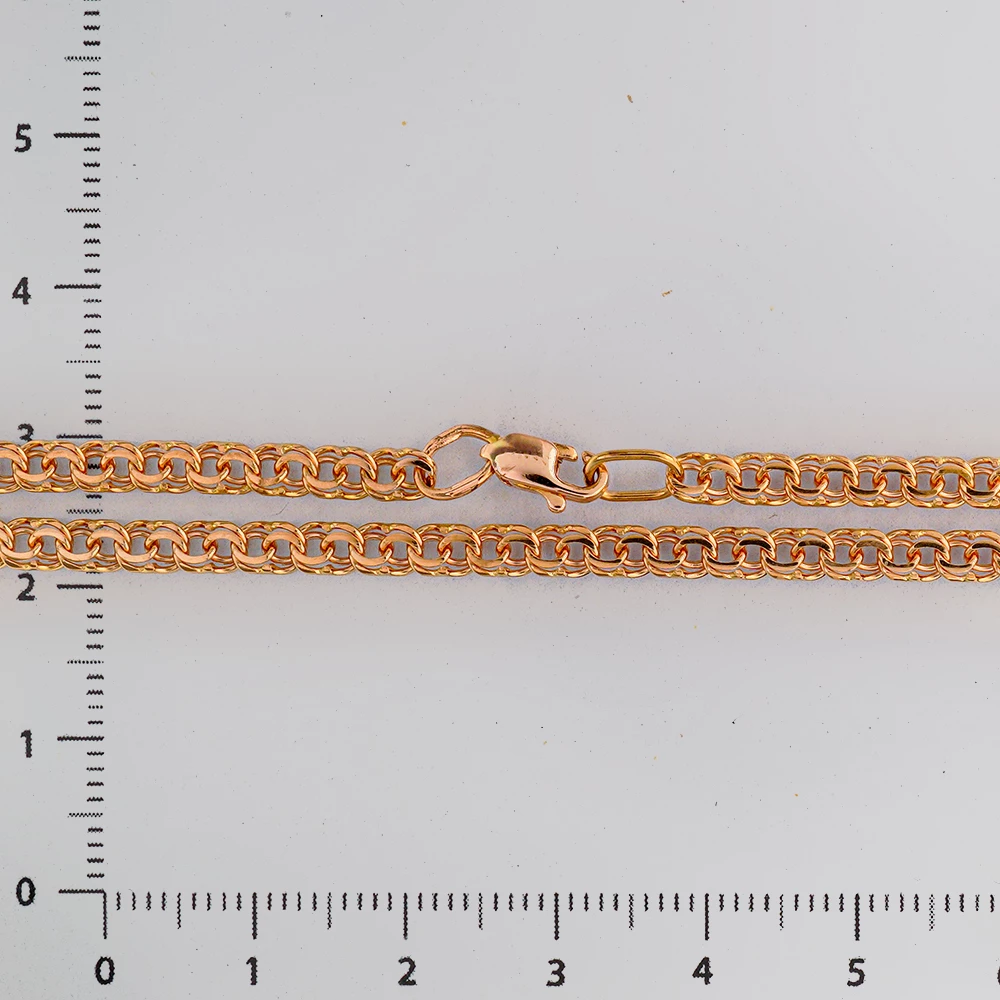 Цепь из красного золота 585 пробы