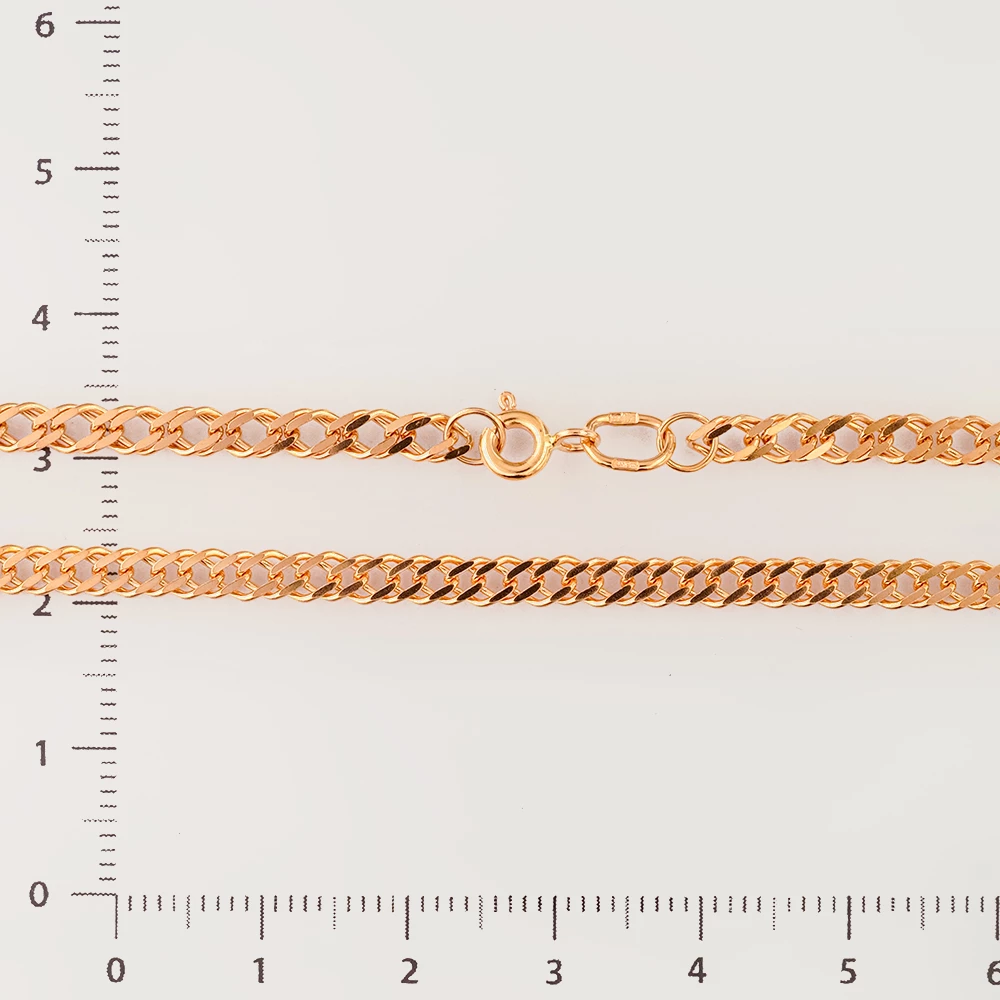 Цепь из красного золота 585 пробы