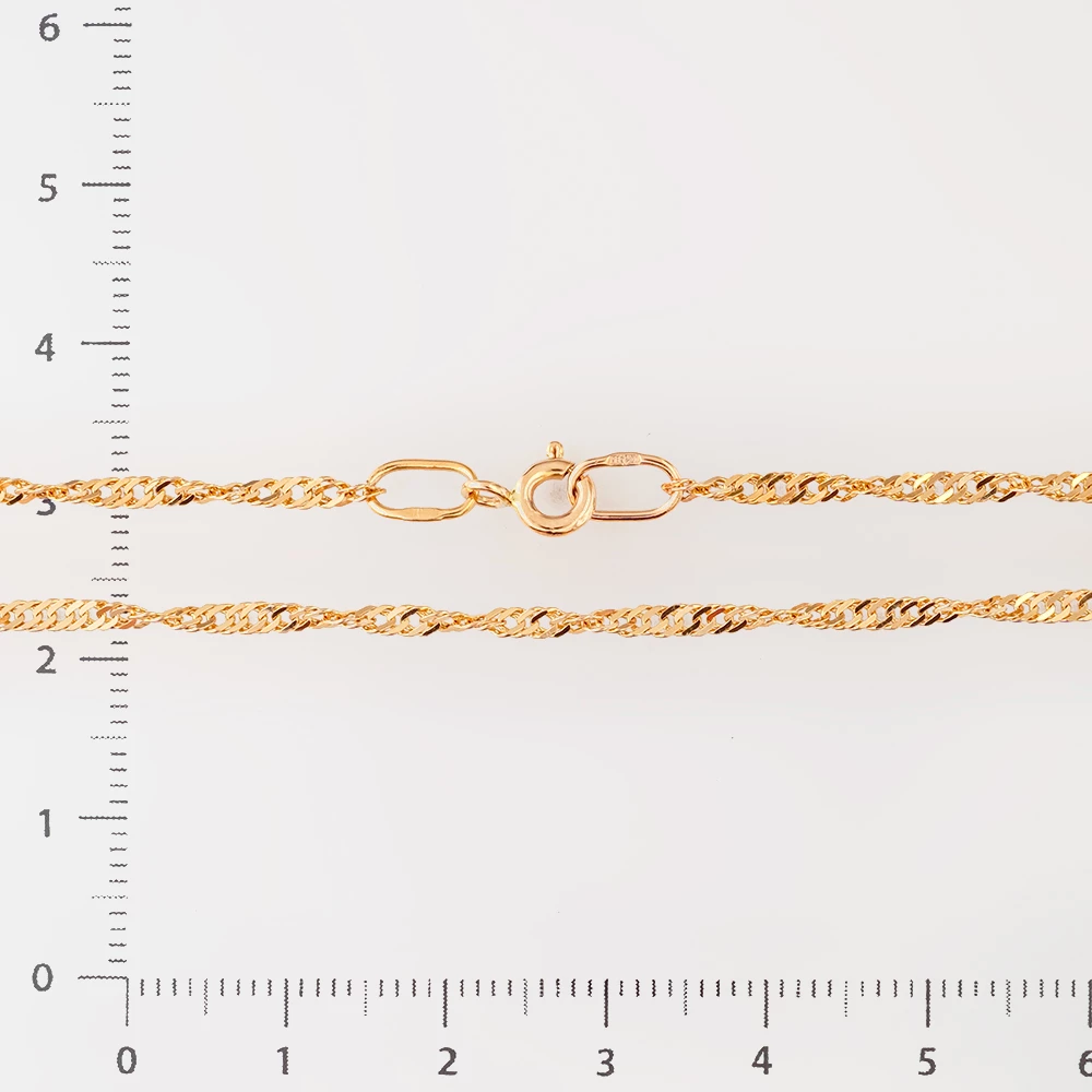 Цепь из красного золота 585 пробы