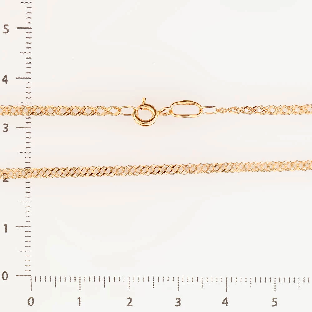 Цепь из красного золота 585 пробы