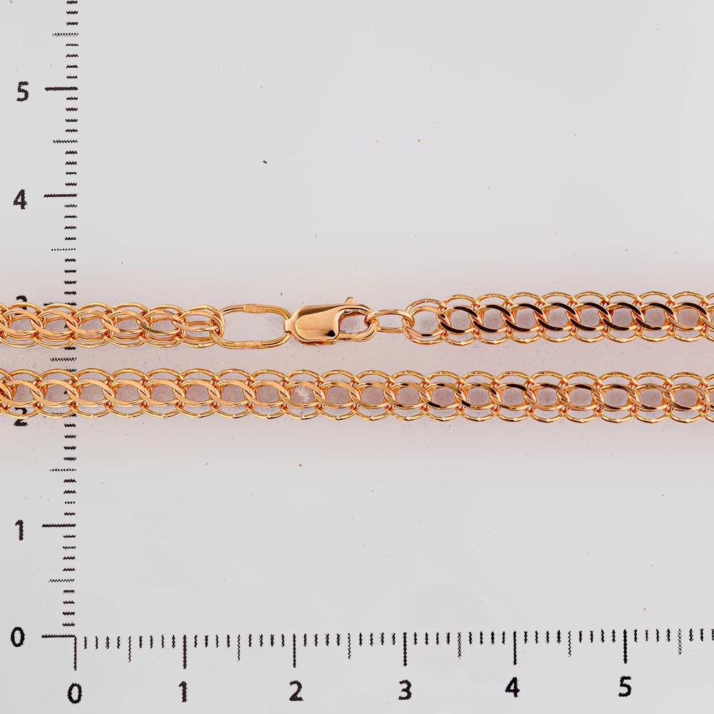 Цепь из красного золота 585 пробы