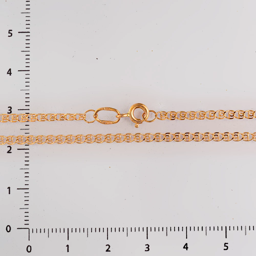 Цепь из красного золота 585 пробы