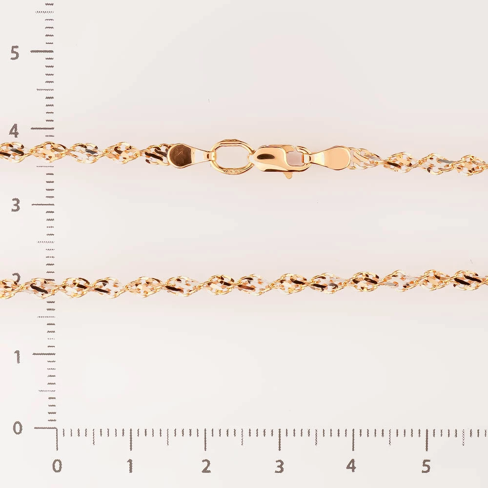Цепь из красного золота 585 пробы