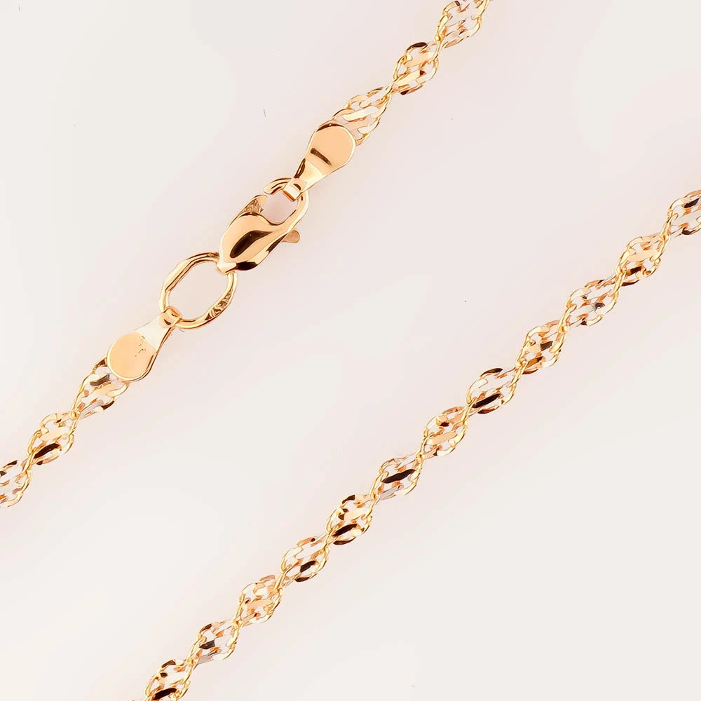 Цепь из красного золота 585 пробы