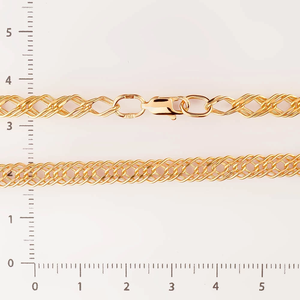 Цепь из красного золота 585 пробы