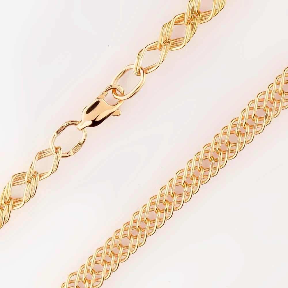 Цепь из красного золота 585 пробы