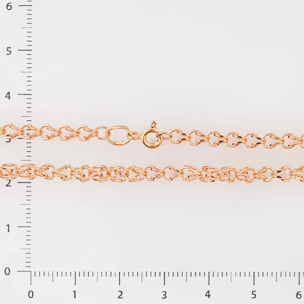 Цепь из красного золота 585 пробы