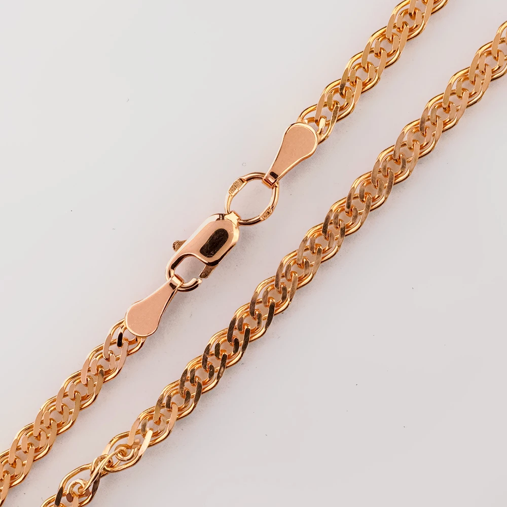 Цепь из красного золота 585 пробы