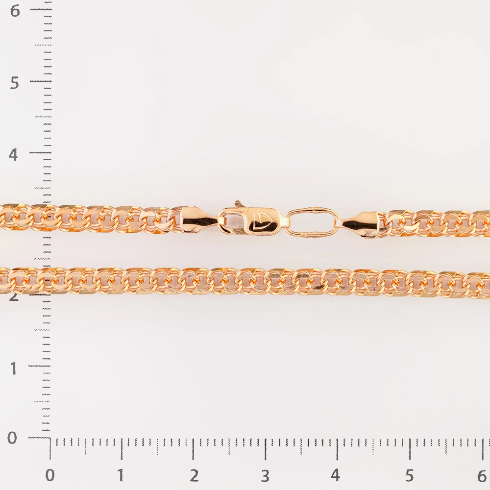 Цепь из красного золота 585 пробы
