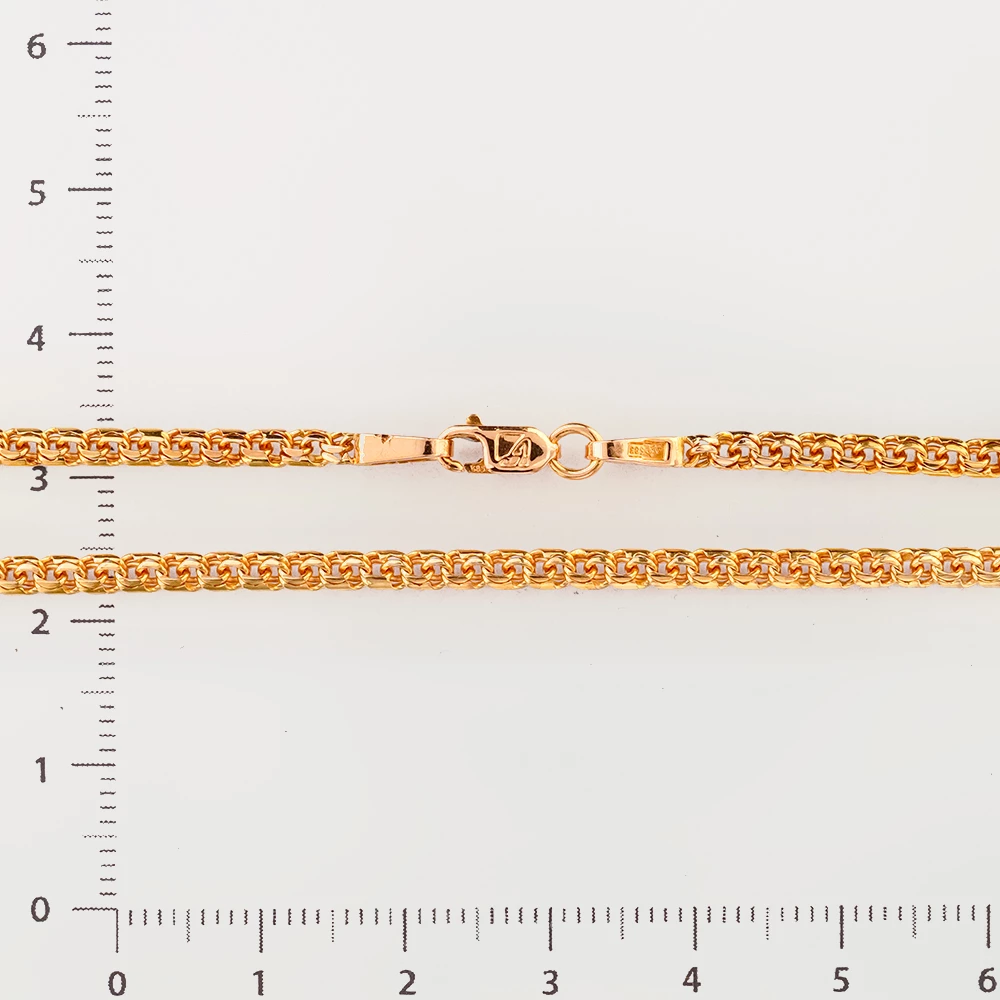 Цепь из красного золота 583 пробы