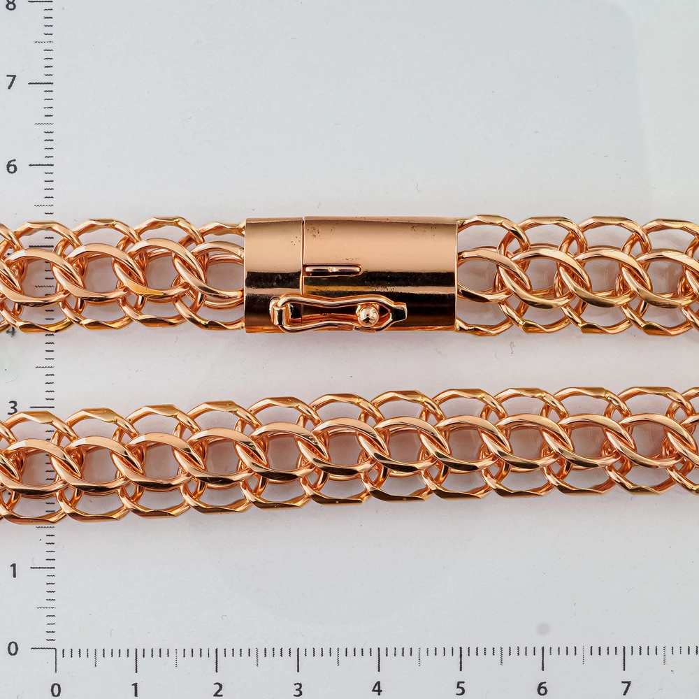 Цепь из красного золота 585 пробы