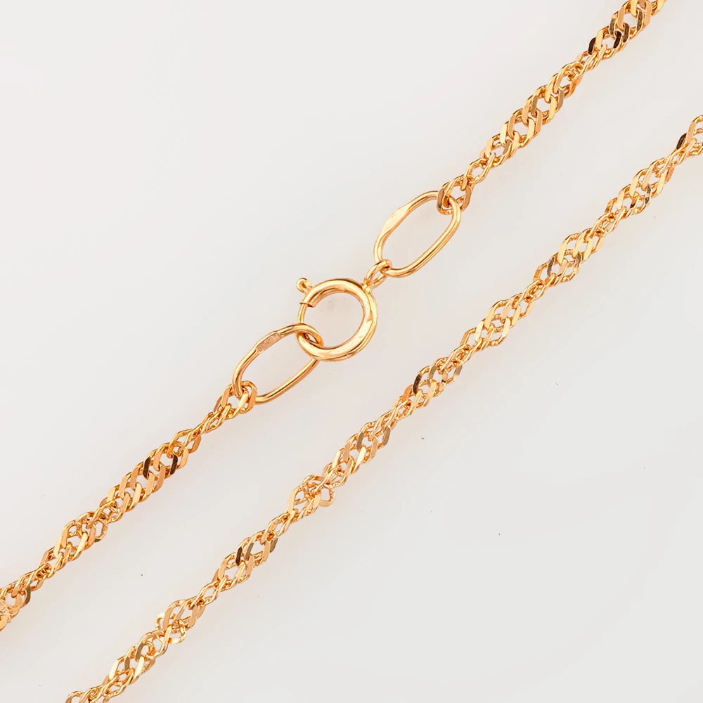 Цепь из красного золота 585 пробы