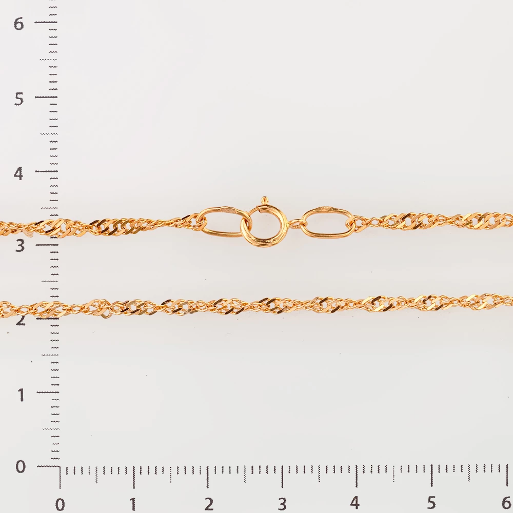 Цепь из красного золота 585 пробы