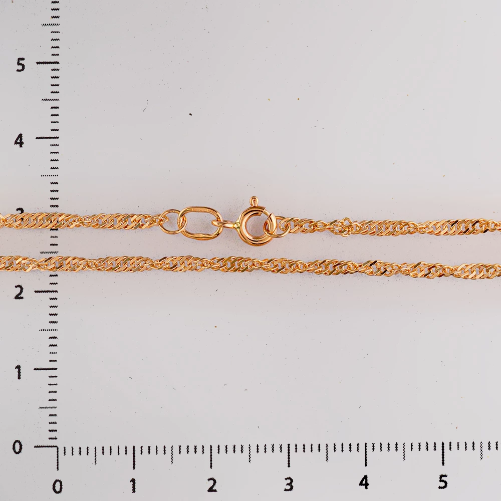 Цепь из красного золота 585 пробы