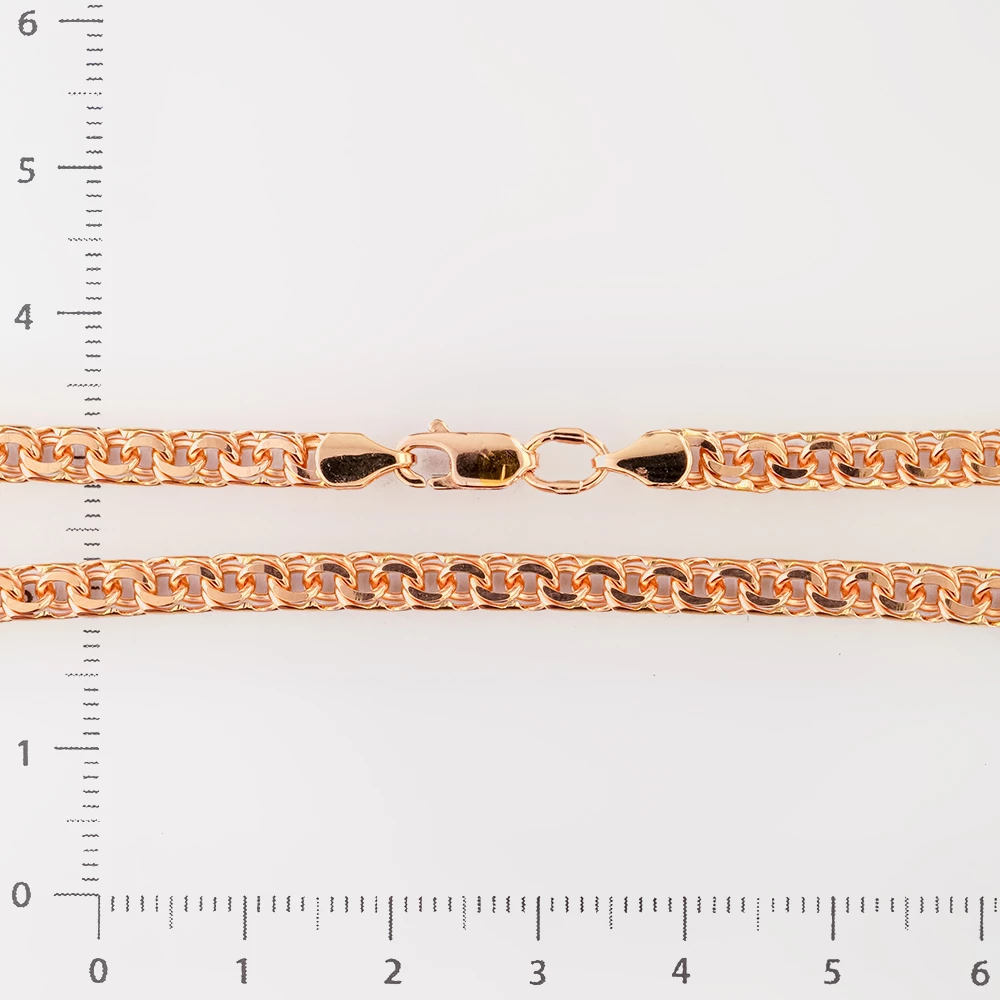 Цепь из красного золота 585 пробы