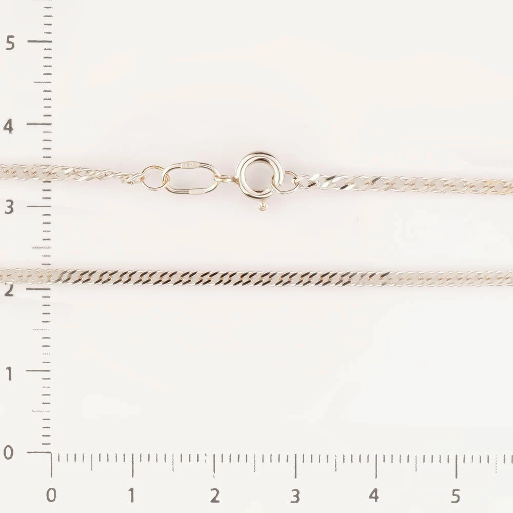 Цепь из белого золота 585 пробы