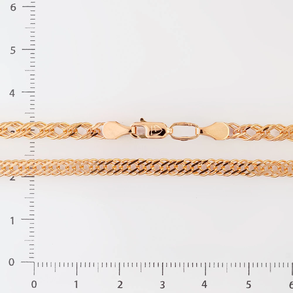 Цепь из красного золота 585 пробы