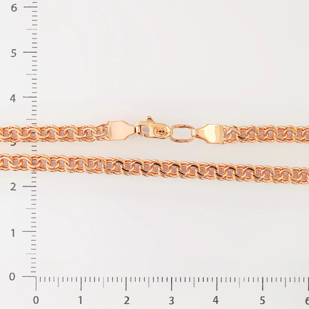 Цепь из красного золота 585 пробы