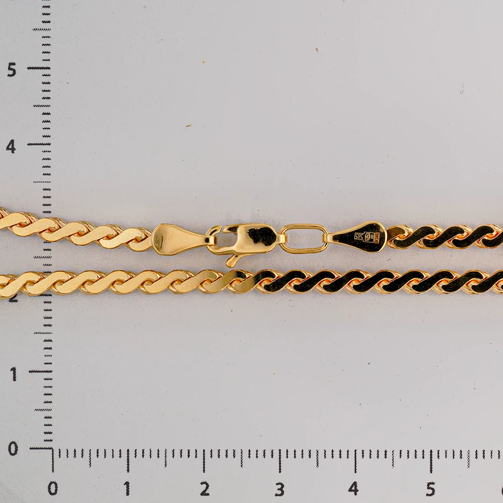 Цепь из желтого золота 585 пробы