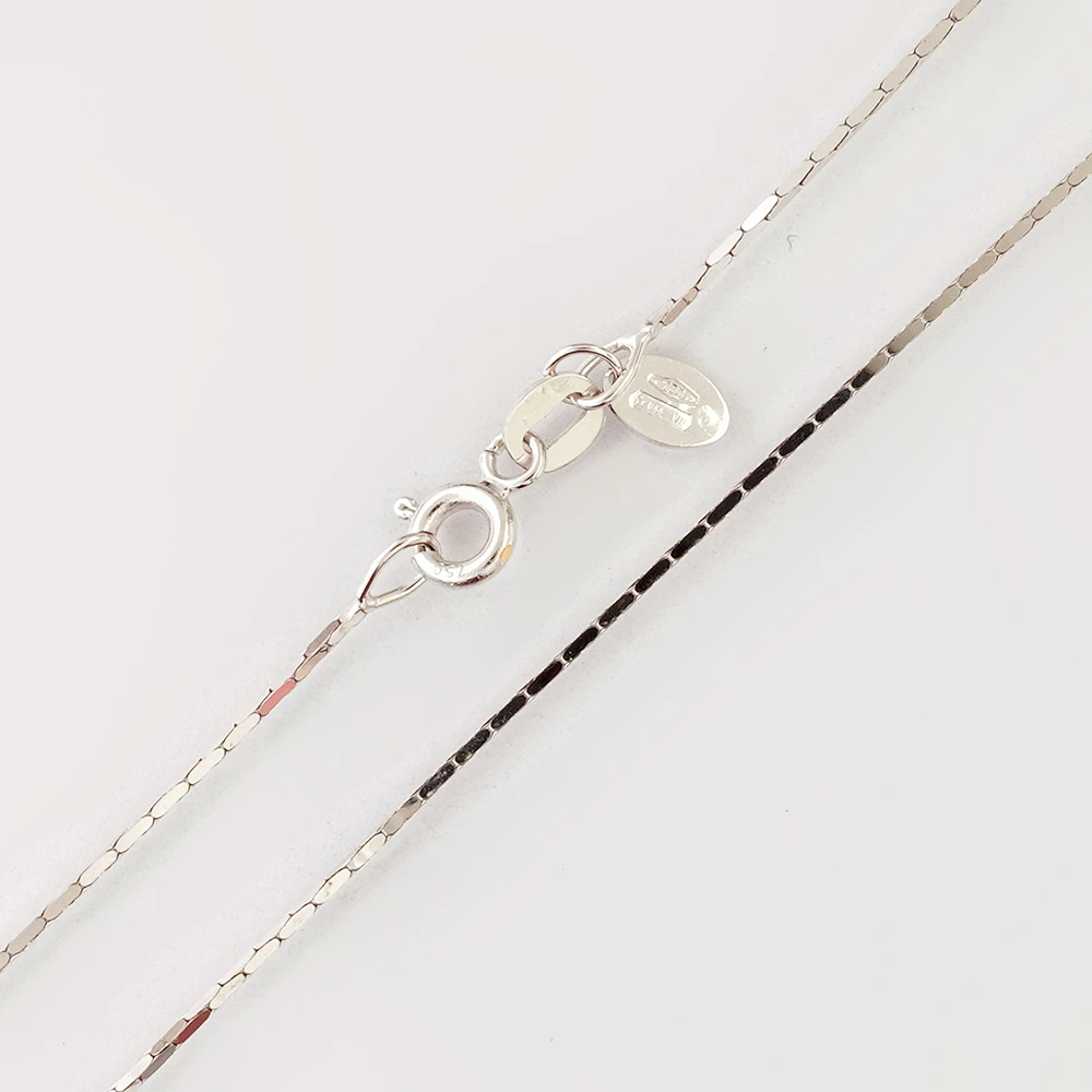 Цепь из белого золота 750 пробы