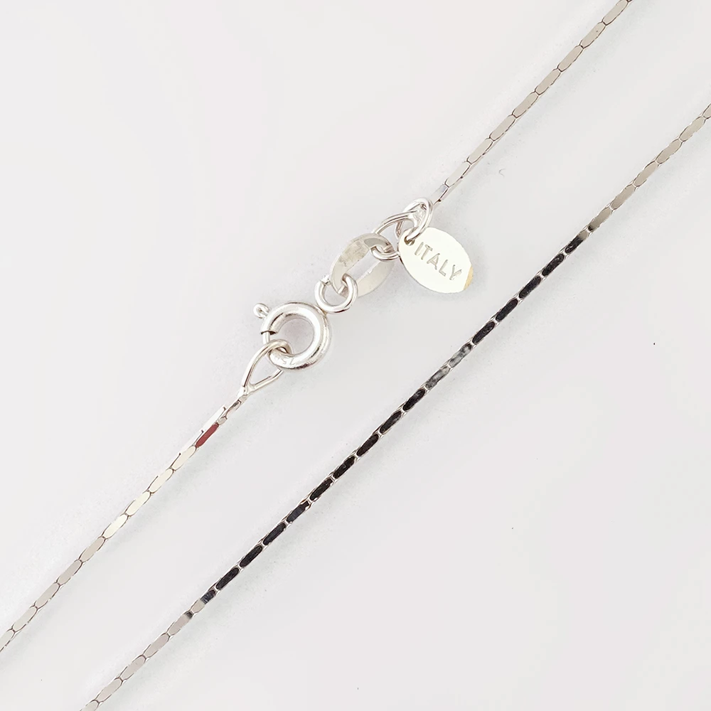 Цепь из белого золота 750 пробы