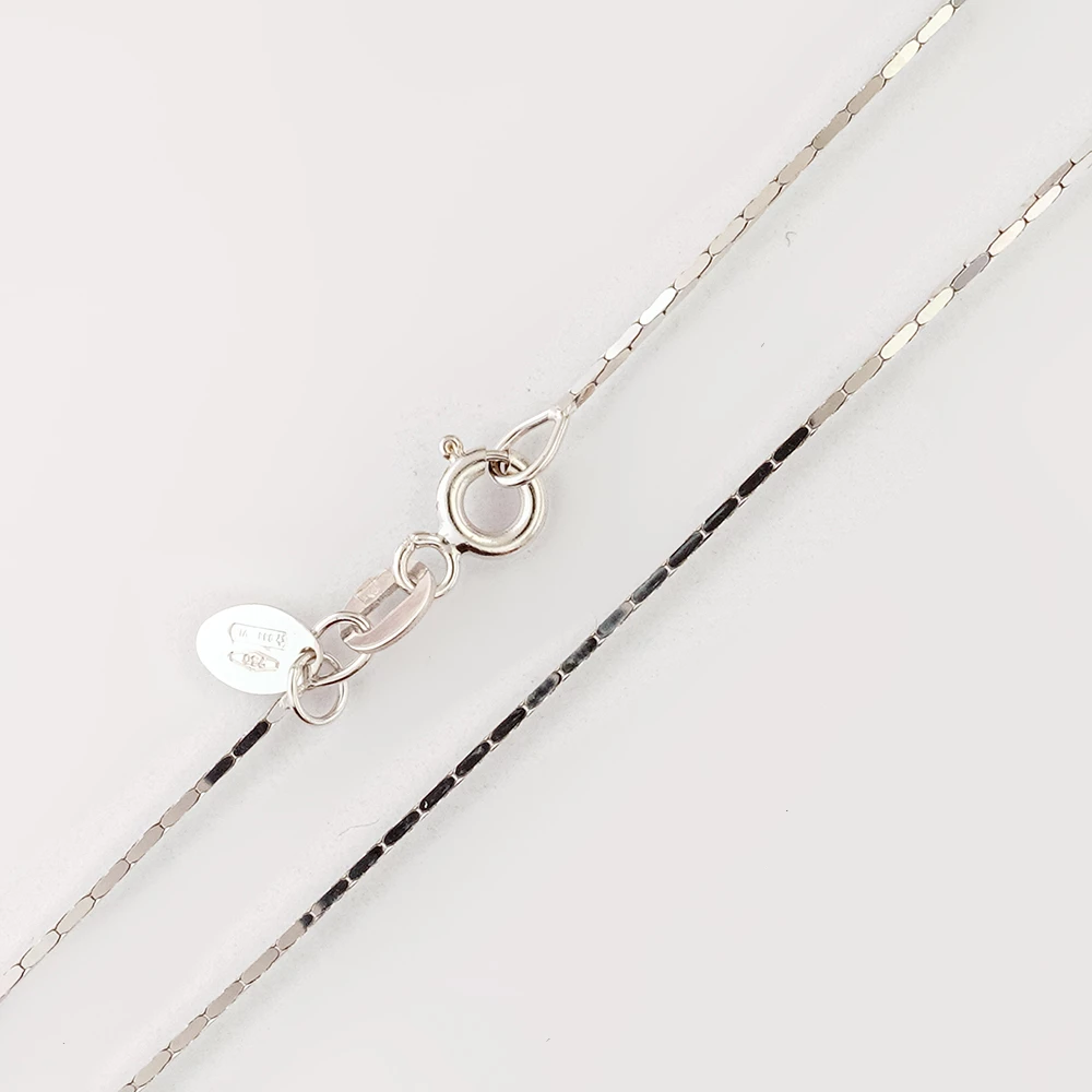 Цепь из белого золота 750 пробы