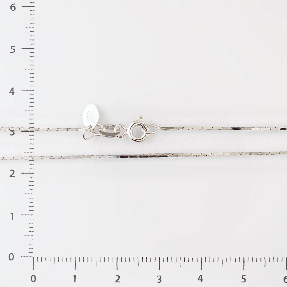 Цепь из белого золота 750 пробы