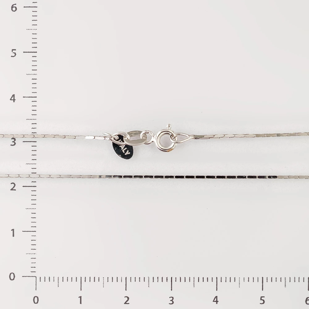 Цепь из белого золота 750 пробы