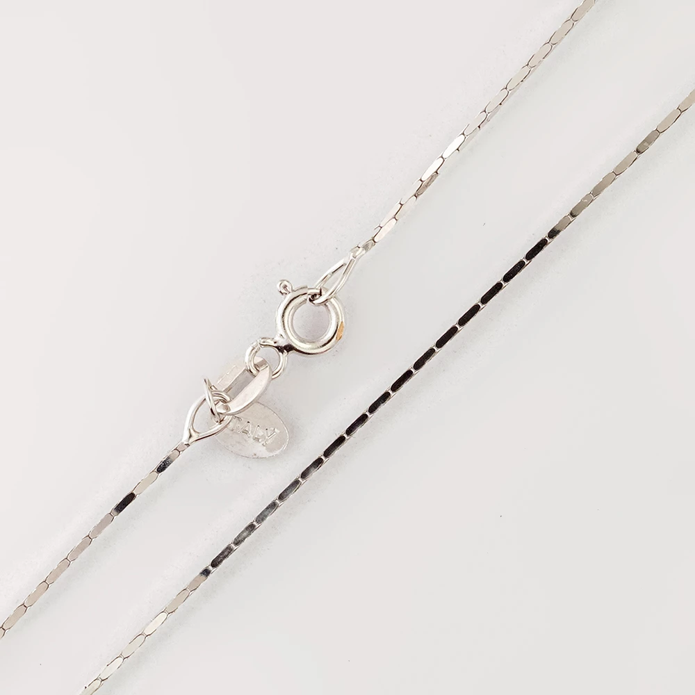 Цепь из белого золота 750 пробы