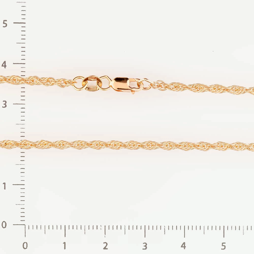 Цепь из красного золота 585 пробы