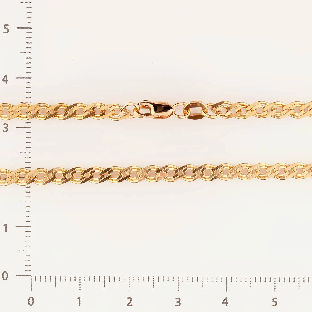 Цепь из красного золота 585 пробы