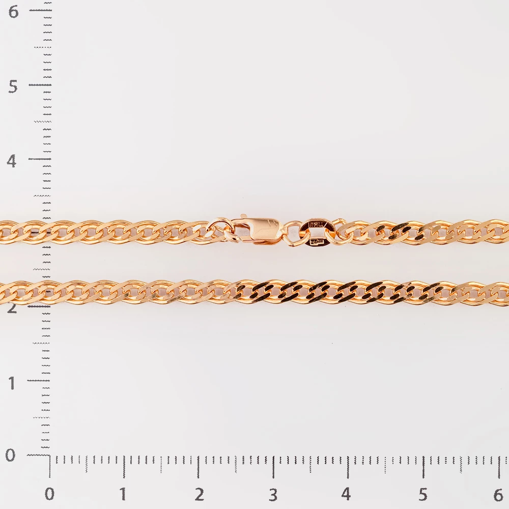 Цепь из красного золота 585 пробы