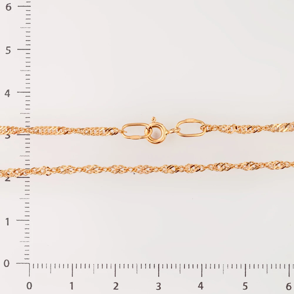 Цепь из красного золота 585 пробы