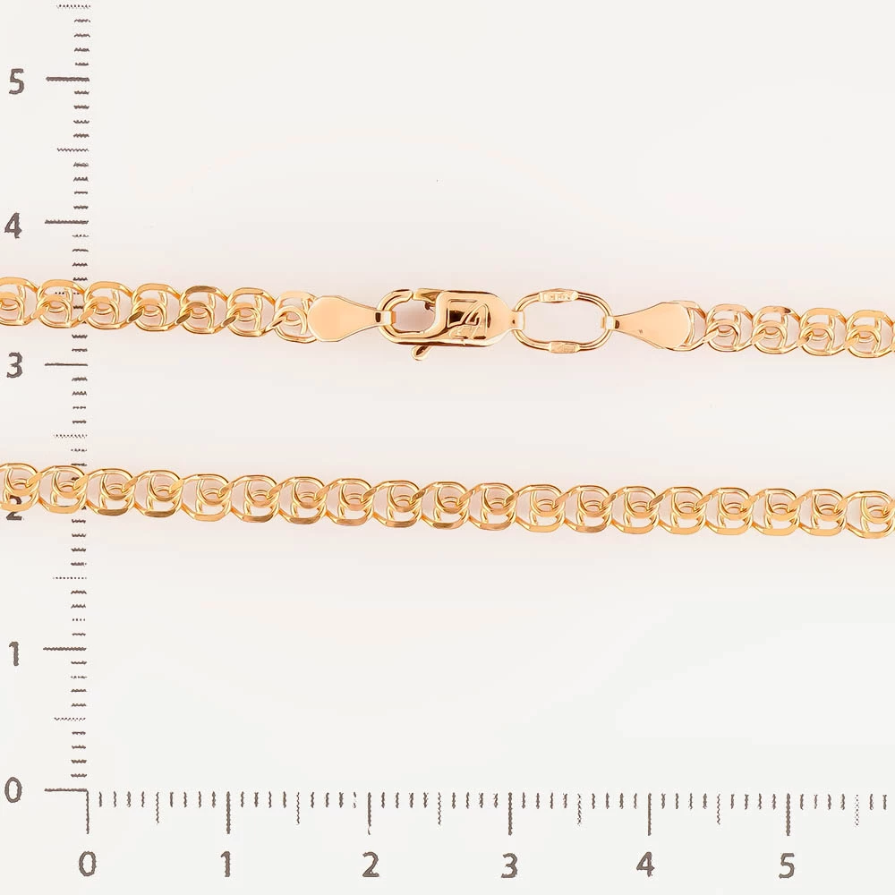 Цепь из красного золота 585 пробы