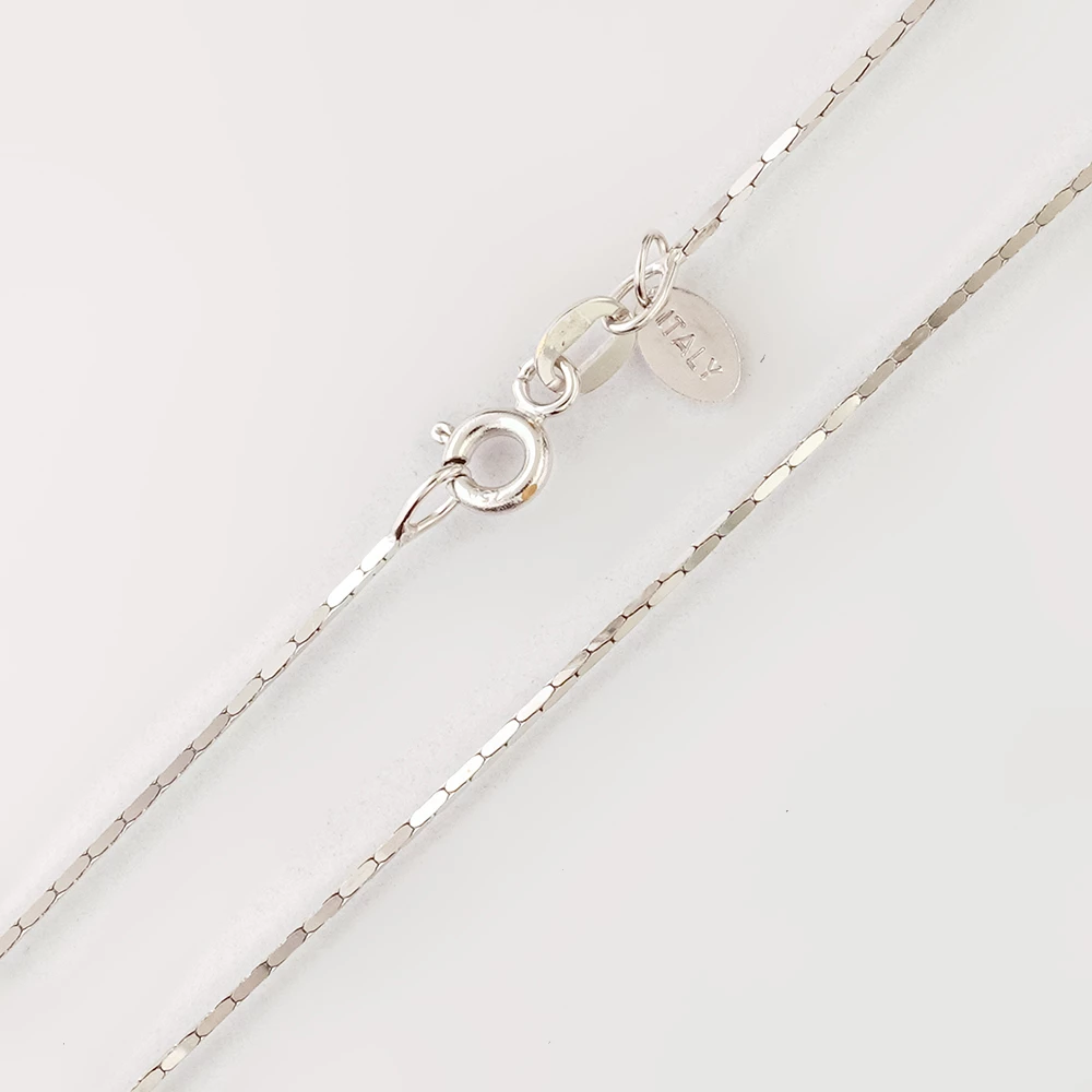 Цепь из белого золота 750 пробы