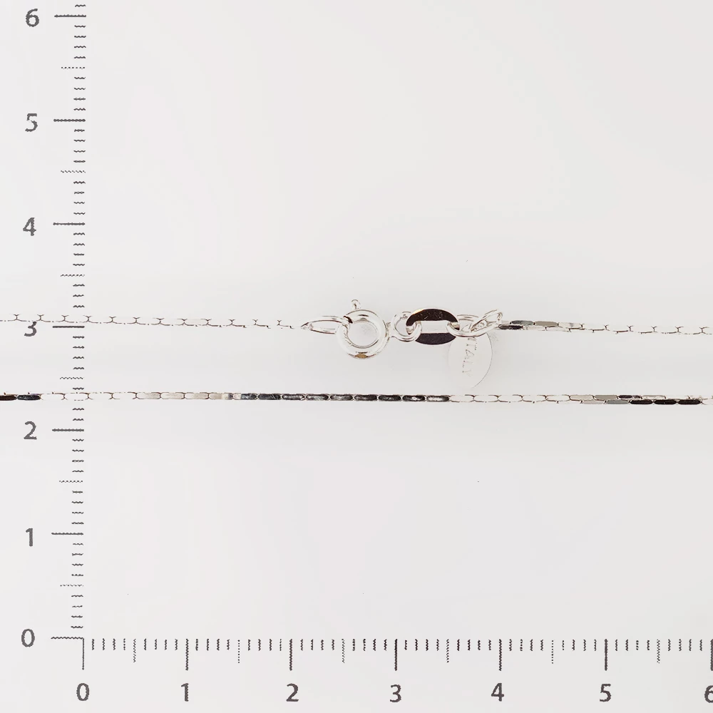 Цепь из белого золота 750 пробы