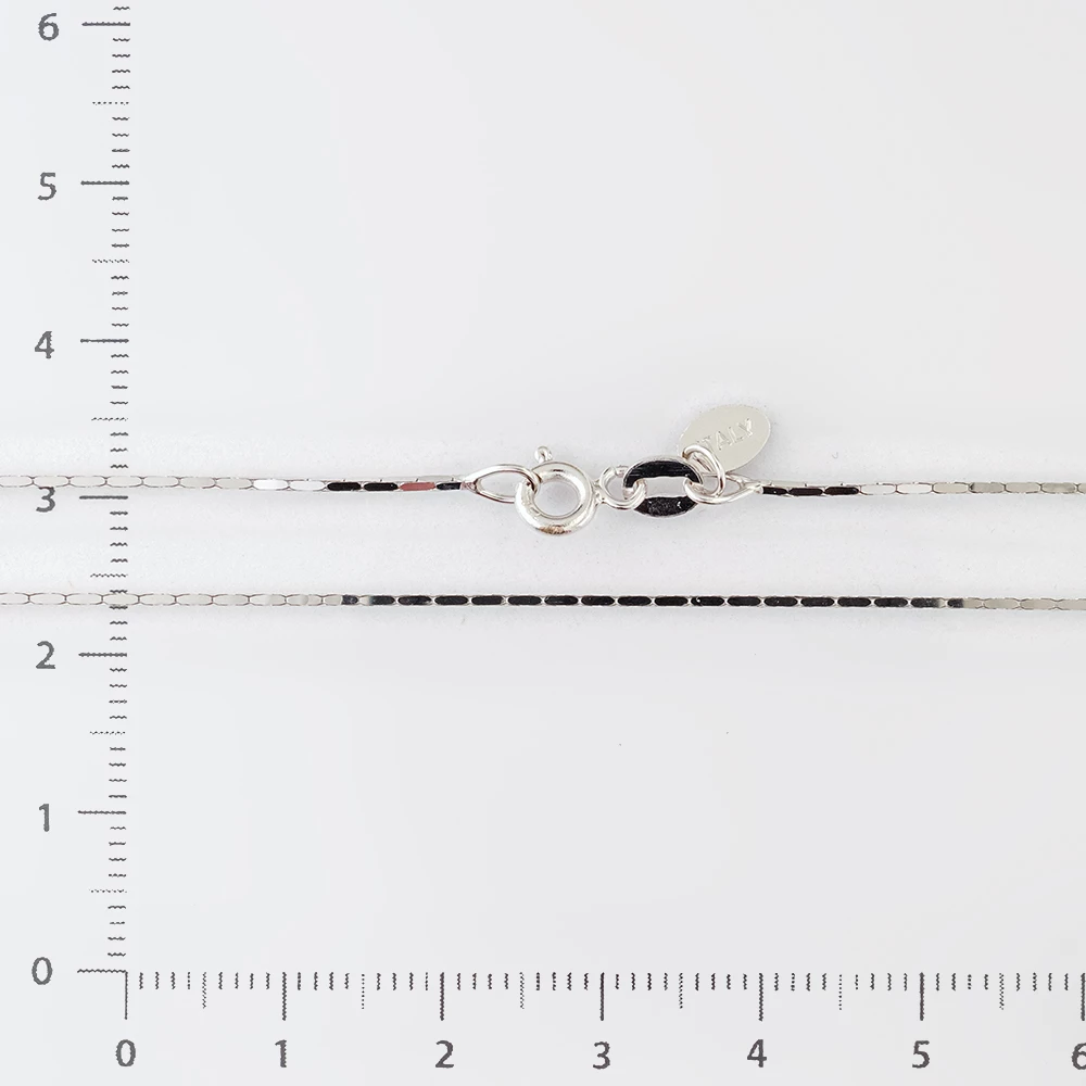 Цепь из белого золота 750 пробы